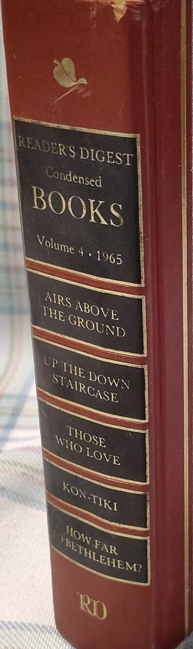 Reader's Digest Condensed Books Volume 4 1965, Hardcover, 1st Ed Ex-Libris